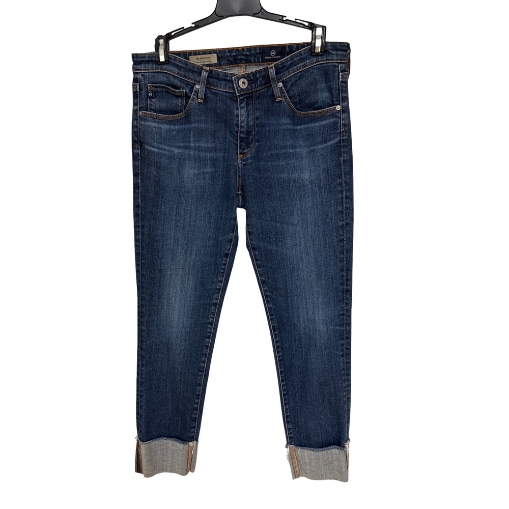 AG Adriano Goldschmied Dark Blue Ankle Jeans